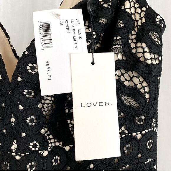Lover The Label Black Lace Cocktail Dress - Picture 9 of 11